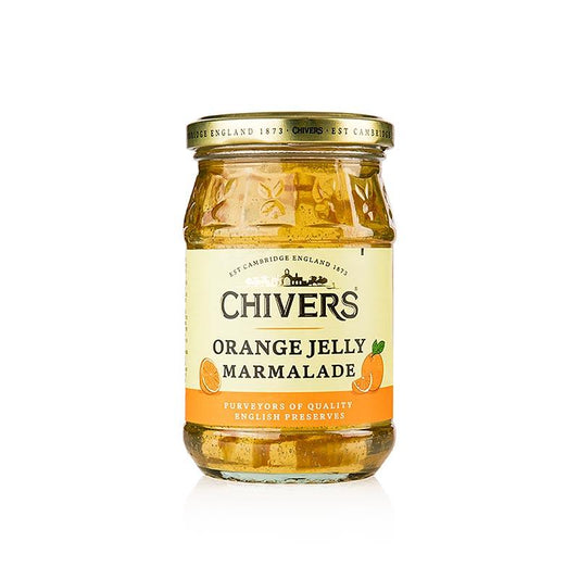 Orange marmelade - gelé med finthakket appelsinskal, Chivers, 340 g - honning, marmelade, frugt spreder - syltetøj / konserves / frugtsmørepålæg -
