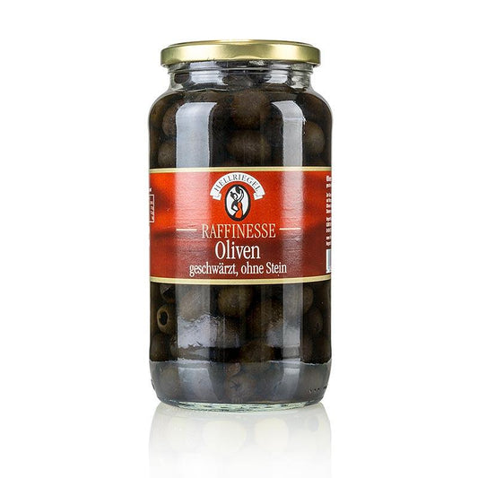 Sorte oliven, stenet, sværtede, Sø, 935 g - pickles, konserves, antipasti - oliven / oliven pasta -