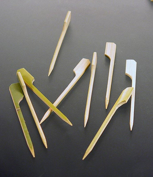 Bambus spyd, med blad ende, 9cm, 250 St - Non Food / Hardware / grill tilbehør - bestik og porcelæn -