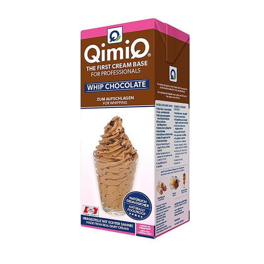 QimiQ Pisk chokolade kold creme dessert aufschlagbares, 16% fedt, 1 kg - Molekylær Cooking - QimiQ produkter -