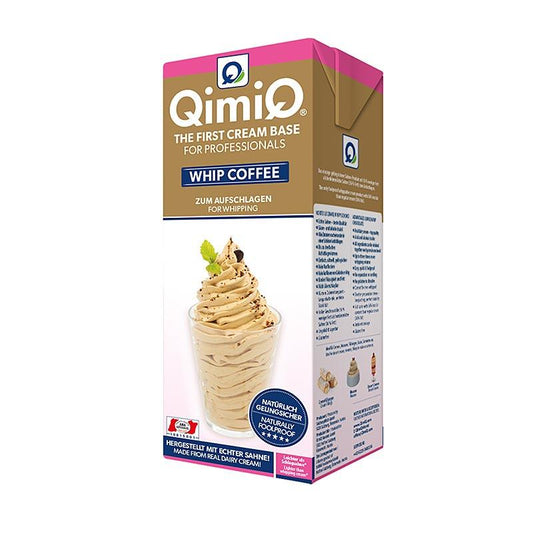 QimiQ Whip Kaffe, kold creme dessert aufschlagbares, 16% fedt, 1 kg - Molecular Cooking - QimiQ produkter -
