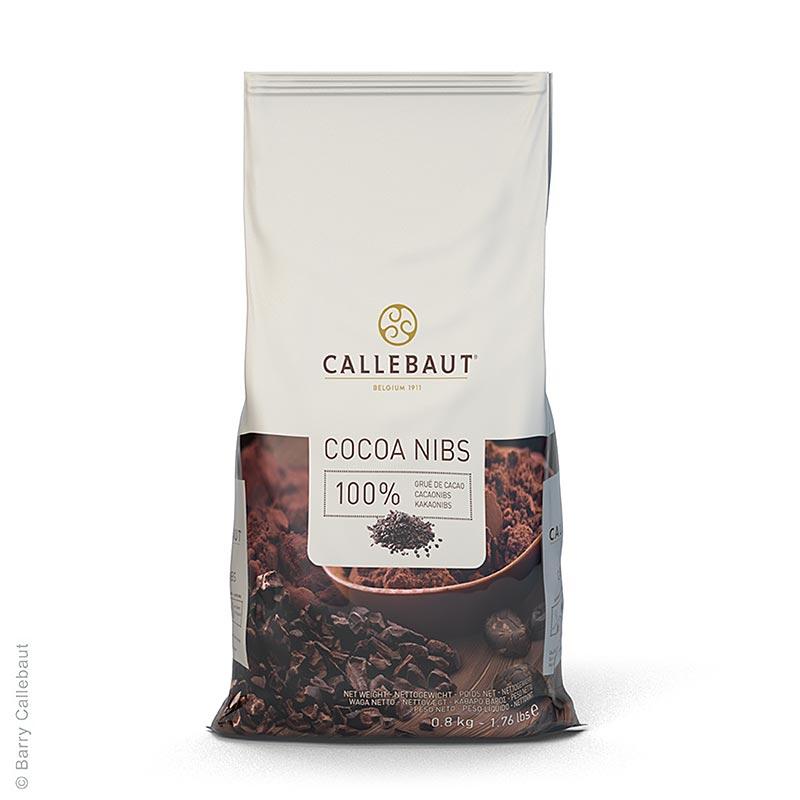 Kakao Grue, hakket og ristede kakaobønner Callebaut, 800 g -
