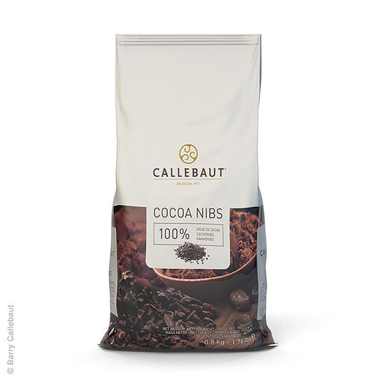 Kakao Grue, hakket og ristede kakaobønner Callebaut, 800 g -