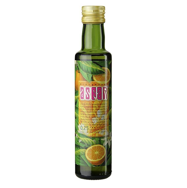 Olivenolie, orange olie, Spanien, Asfar, 250 ml - Eddike og olie - olivenolie, aromatiseret, naturligvis -