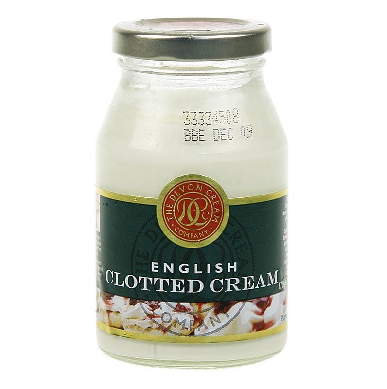Engelsk clotted cream, creme fraiche solid, 55% fedt, 170 g - Saucer, supper, fund - chutneys, pesto, saucer og specialiteter -