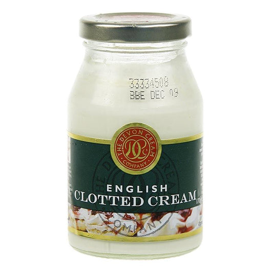 Engelsk clotted cream, creme fraiche solid, 55% fedt, 170 g - Saucer, supper, fund - chutneys, pesto, saucer og specialiteter -