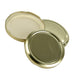 Cover, guld, falder for briller, 82mm, 230/440 ml, 1 St - Non Food / Hardware / grill tilbehør - Containere & Emballage -