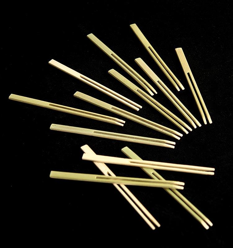 Bambus spyd, stemmegafler, 10cm, 100 St - Non Food / Hardware / grill tilbehør - bestik og porcelæn -