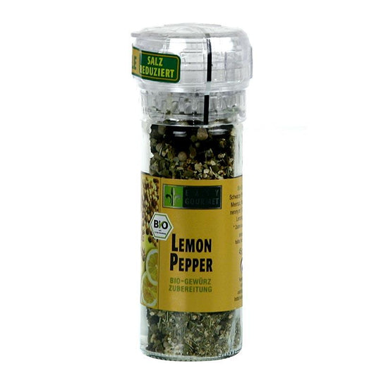 Gourmet krydderikværn Lemon & Peber Krydderier, BIO, 57 g - BIO rækkevidde - BIO krydderier -