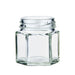 Glas, sekskantet, 47 ml, ø 43mm munden, uden låg, 1 St - Non Food / hardware / Grillware - & emballage container -