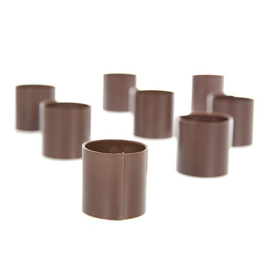 Chokolade form - Cannelloni / cylinder, mørk undecorated, ø 35mm, 35mm høj, 300 g, 35 St -