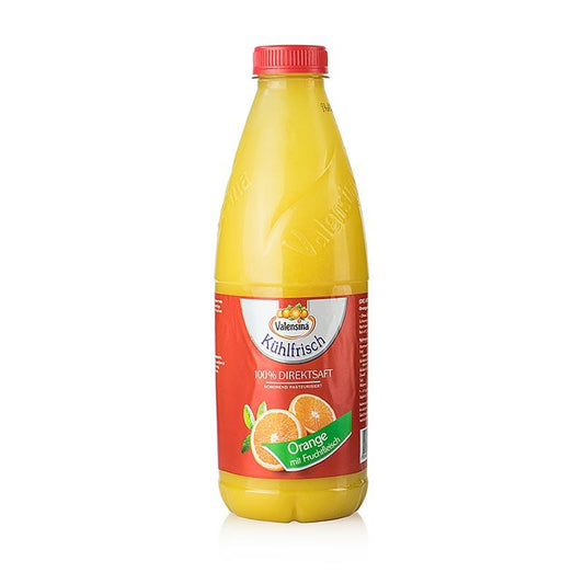 Appelsinjuice, 100% juice, Valensina, 1 l - frugt, frugtpuré, frugtprodukter - frugtsaft -