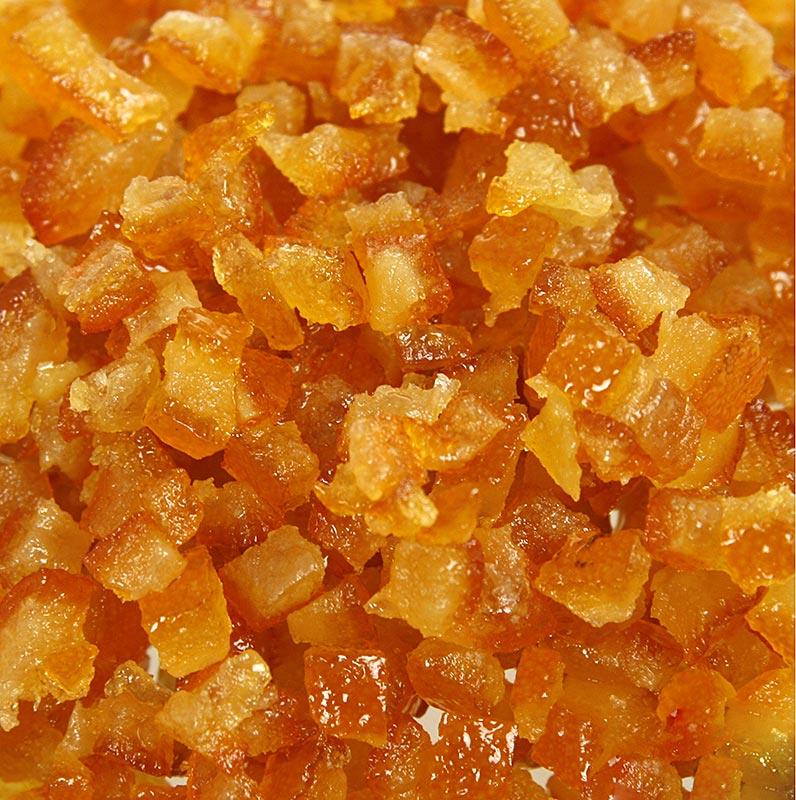 Appelsinskal kandiserede appelsinskal, fint hakkede, 6mm, Corsiglia facor, 2,5 Kg - wienerbrød, desserter, sirupper - konditori Aids -