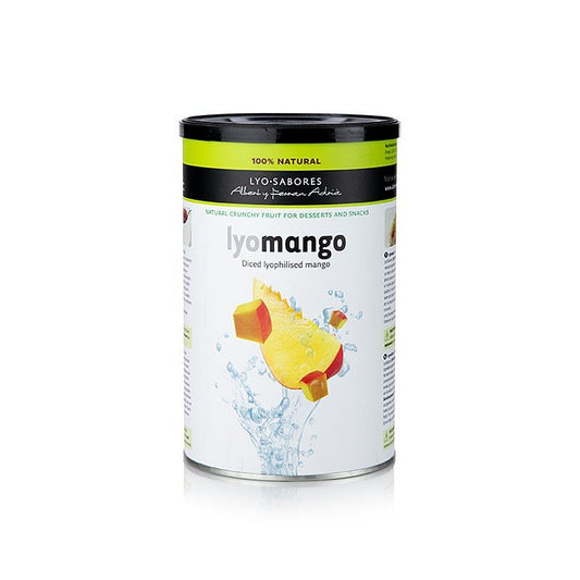 Lyo Sabores, frysetørrede mango terninger, 6-9mm, 150 g - frugter, frugtpuréer, frugtprodukter - frugtprodukter -