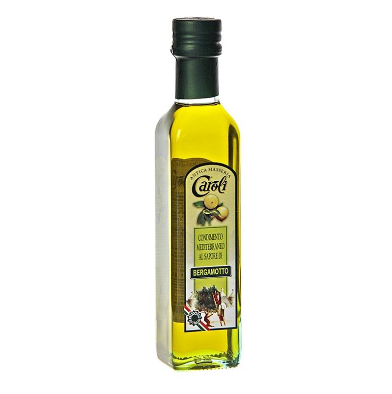 Ekstra jomfru olivenolie, Caroli aromatiseret med bergamot, 250 ml - Olier - Olivenolie Italien -
