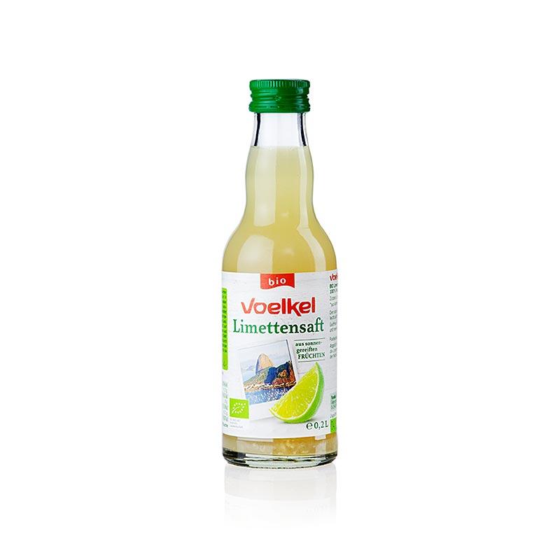 Limesaft, 100% juice, usødet, Voelkel, BIO, 200 ml - Wine & Bar - BIO frugtprodukter, juice -