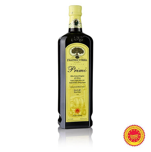 Ekstra jomfru olivenolie, Frantoi Cutrera "Primo DOP", 100% Tonda Iblea, 750 ml - Olier - Olivenolie Italien -