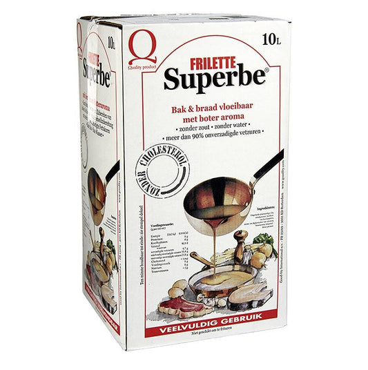 Frilette Superbe - vegetabilsk olie med smør smagsstoffer, bagning og stegning, 10 l - Olier - Various fedtstoffer -