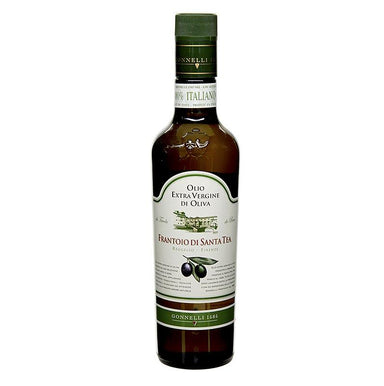 Ekstra jomfru olivenolie, Santa Tea Gonnelli "Fruttato Intenso" grønne oliven, 500 ml - Olier - Olivenolie Italien -