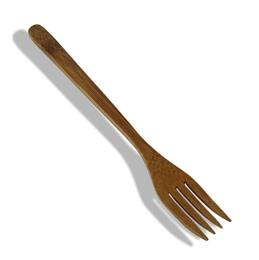 Genbrugelige bambus gafler, tåler opvaskemaskine, mørk brun, 20cm lang, 25 St - Non Food / Hardware / grill tilbehør - bestik og porcelæn -