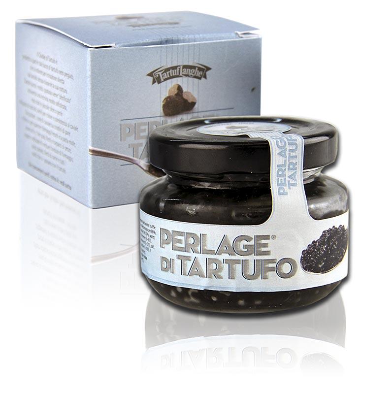Tartuflanghe trøffel kaviar - "Perlage di tartufo" fra vinter trøffel saft, 50g - Trøfler frisk, -Konserven, Olier, produkter - produkter fra Tartuflanghe -