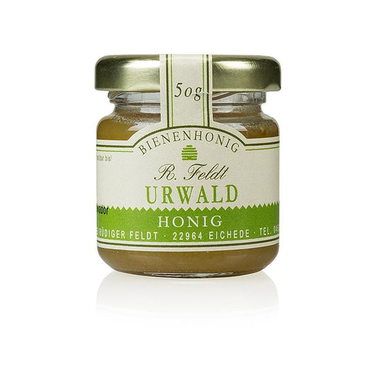 Forest honning, Uruquay væske til cremet, sød aromatisk, der betjener glas, 50 g - honning, marmelade, frugt opslag - honning biavl Feldt -