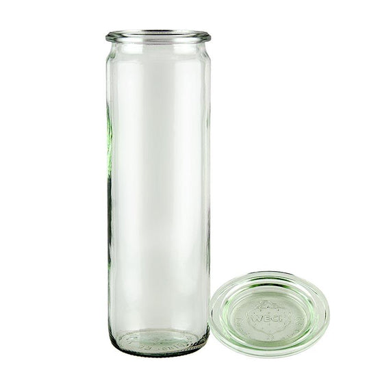 Danner stænger falde glas, ø 60 mm, 600 ml, uden parenteser u. Gummi ring, Weck, 1 St - Non Food / Hardware / grill tilbehør - Containere & Emballage -
