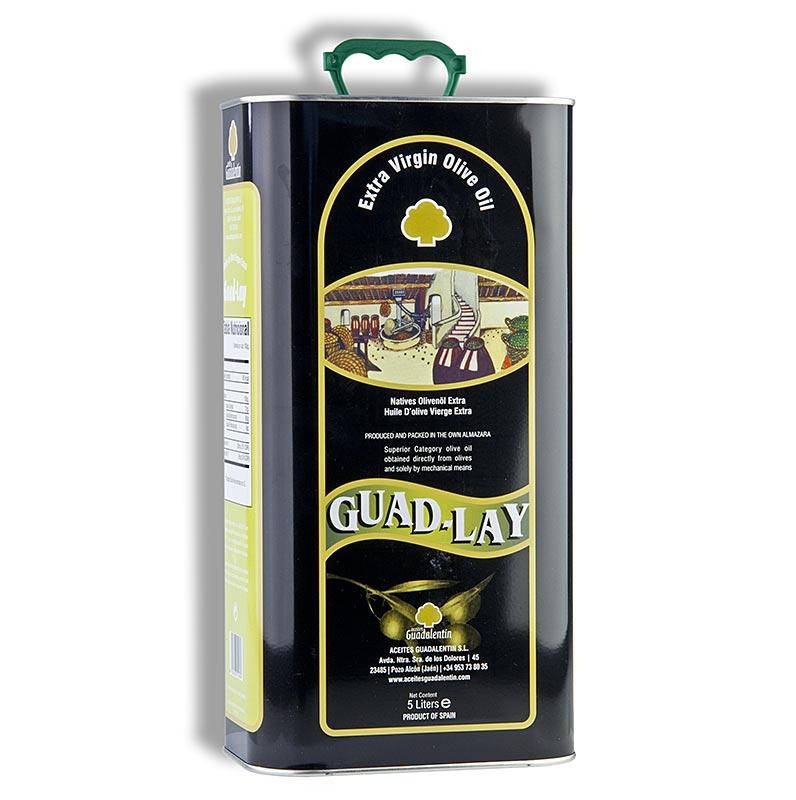 Ekstra jomfru olivenolie, Aceites Guadalentín "Guad Lay", 100% Picual, 5L - Oil & Vinegar - Olivenolie Spanien -