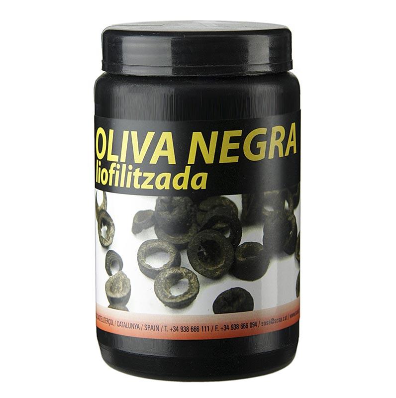 Frysetørrede oliven, sort, skiver, 75 g - Molekylær Cooking - Produkter fra Sosa -