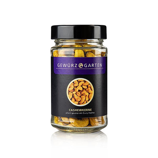 Spice Garden cashewnødder, hele, med karry Madras, 110 g - kiks, chokolade, snacks - Spice Garden -