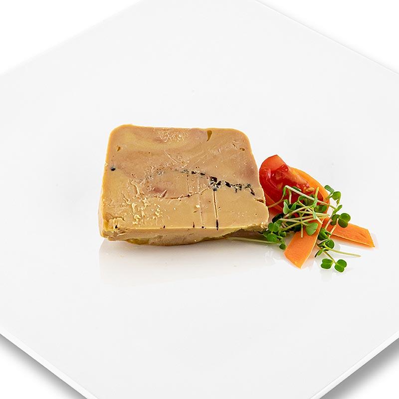 Duck foie gras - Entier, med champagne, Sarawak & Maniguette peber, Rougié, 180 g - ænder, gæs, Foie Gras - Fresh / Dåse - gås / duck liver -