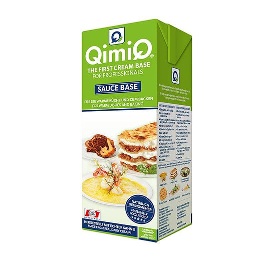 QimiQ Sauce Base Nature, for cremede supper og saucer, 15% fedt, 1 kg - Molecular Cooking - QimiQ produkter -
