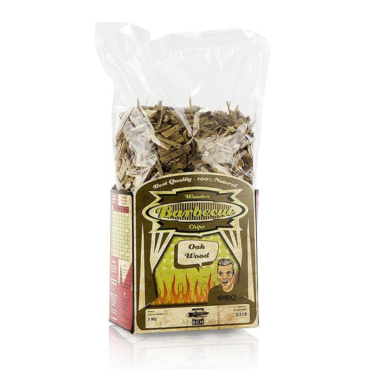 Grill BBQ - røg chips fra egetræ (eg), 1 kg - Non Food / Hardware / grill tilbehør - Havegrill og tilbehør -