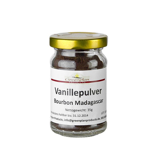 Bourbon vanille, formalet, fra Madagascar, GreenPlan, 35 g -