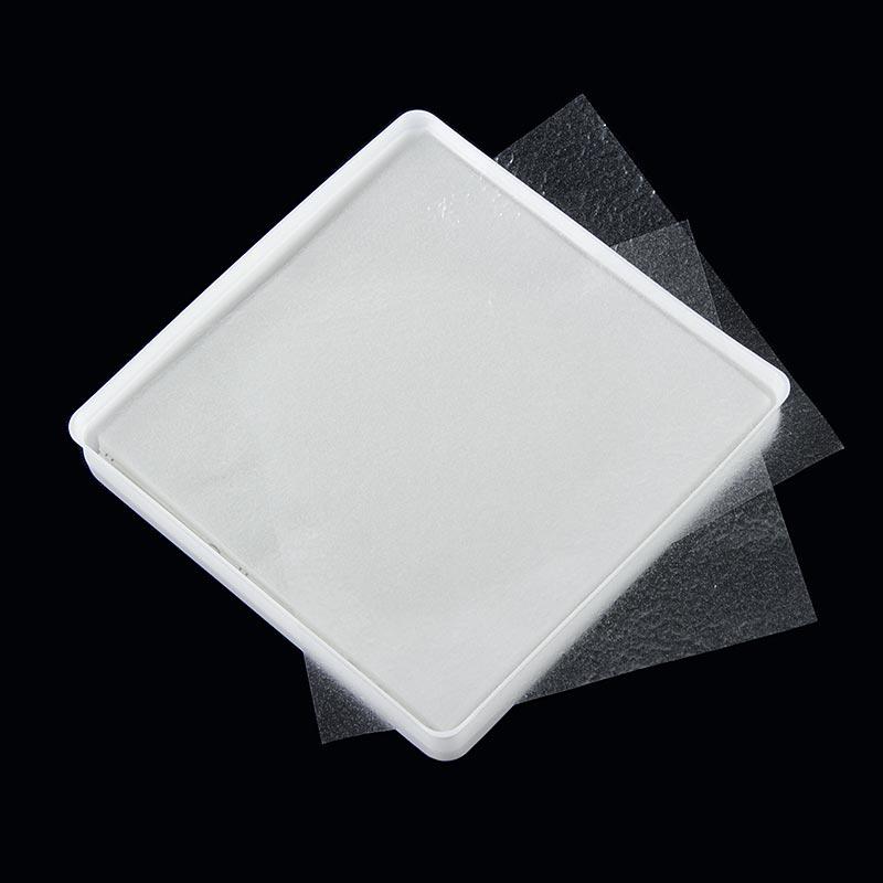 Obulato - Oblates fra kartoffelstivelse, transparente, firkantet, 9x9cm, 200 St - Molekylær Cooking - Af Sosa -