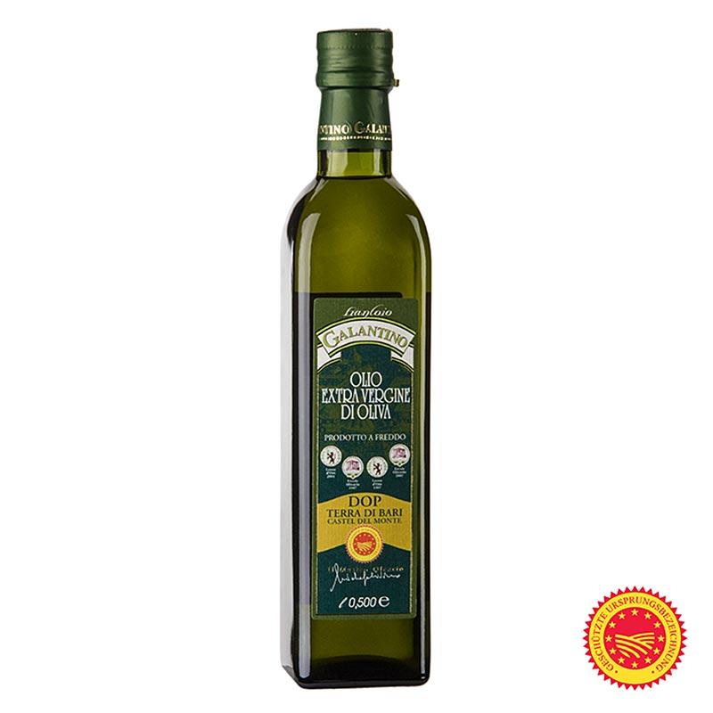 Ekstra Jomfru Olivenolie, Galatino "Terra di Bari DOP", stærk frugtagtig, 500ml - Oil & Vinegar - Olivenolie Italien -