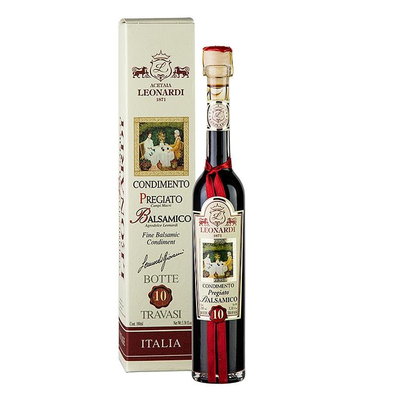 Leonardi - balsamico Il Pregiato Condimento, 10 år, 100 ml - Olie og eddike - Balsamico Leonardi -