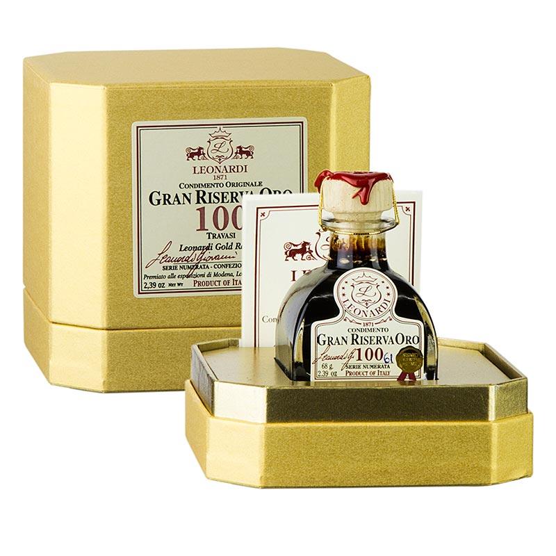 & Vinegar olie - - Leonardi - Gran Riserva Oro Condimento, 100 år, 68 g balsamico Leonardi -
