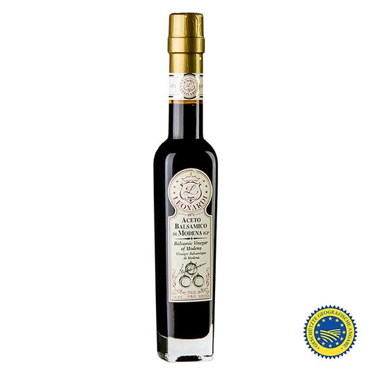 Leonardi - Aceto Balsamico di Modena IGP, 8 år, 250 ml - Olier - Balsamico Leonardi -