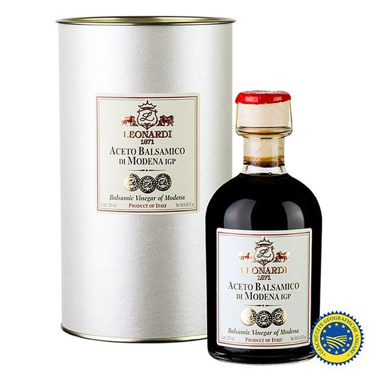 Leonardi - Aceto Balsamico di Modena IGP "Travasi", 6 år, 250 ml - Oil & Vinegar - Balsamico Leonardi -