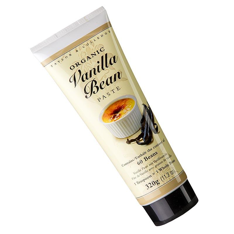 Bourbon vanille ekstrakt pasta med pletter, Taylor & Colledge, BIO, 320 g -