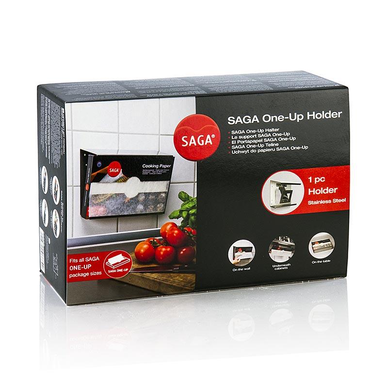 Saga One-Up Holder, til Saga dispenser, rustfrit stål, magnetisk, 1 St - Non Food / Hardware / grill tilbehør - Containere & Emballage -