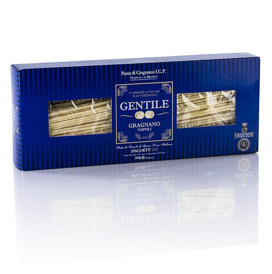 Pastificio Gentile Gragnano IGP - Spaghettone, bronze rensede, 500 g - nudler, noodle produkter, friske / tørrede - tørrede nudler -