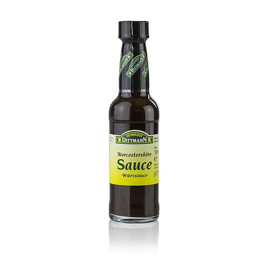 Worcestershire sauce, delikatesser Dittmann, 100 ml - Saucer, supper, fund - chutneys, pesto, saucer og specialiteter -