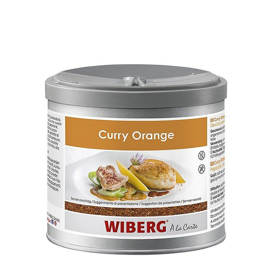 Curry Orange, med grösteten krydderier, 280 g - salt, peber, sennep, krydderier, smagsstoffer, dehydrerede grøntsager - krydderier og krydderurter -