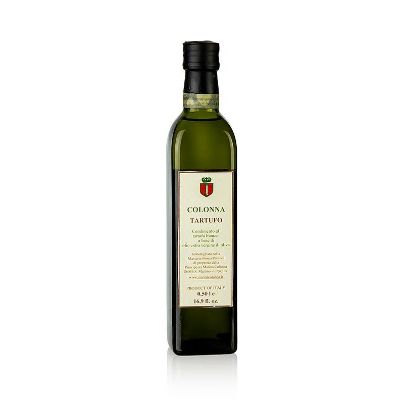 Ekstra jomfruolivenolie med hvid trøffel aroma (truffle olie), M. Colonna, 500 ml - trøfler frisk, -Konserven, Olier, produkter - trøffelolie -