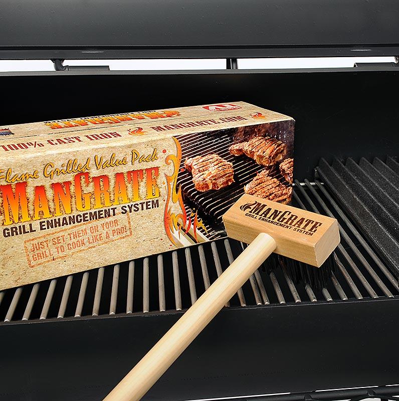 Tilbehør - Mangrate støbejern grill rist "starter sæt" for Joes BBQ Smoker 16", 3 stk -. Non Food / Hardware / grill tilbehør - Grill og tilbehør -