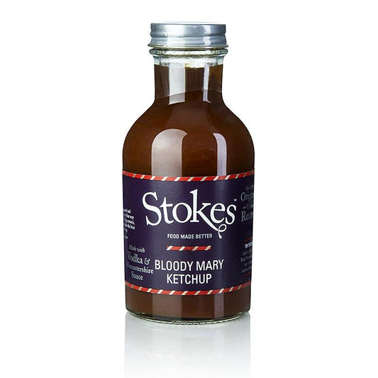 Stokes Bloody Mary Tomatketchup, krydret, 256 ml - Saucer, supper, fund - Stokes -