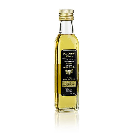 Solsikkeolie med hvid trøffel aroma (truffle olie), Plantin, 250 ml - trøfler frisk, -Konserven, Olier, produkter - trøffelolie -