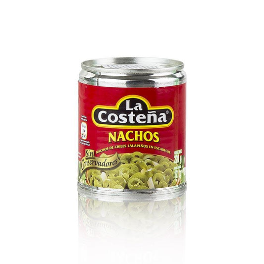 Chili peppers - Jalapenos cut (La Costena), 199 g -